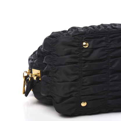 Prada Tessuto Nylon Gaufre Tote Black 7 of 9