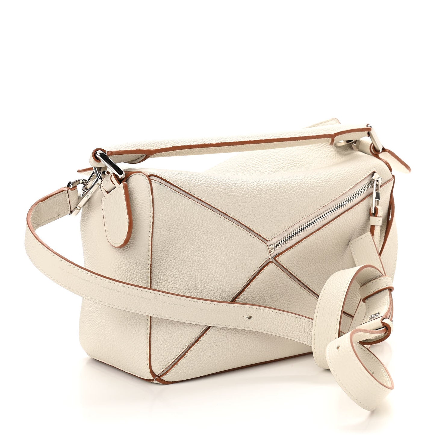 Calfskin Small Puzzle Bag Ivory