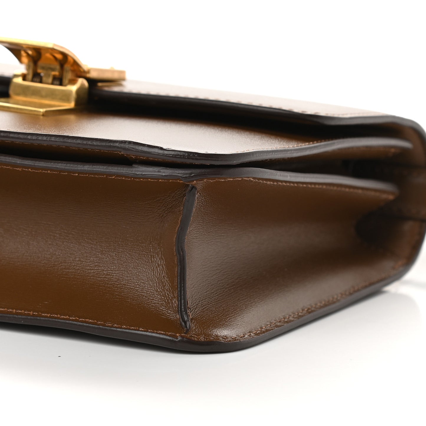 Box Calfskin Teen Classic Box Flap Bag Camel