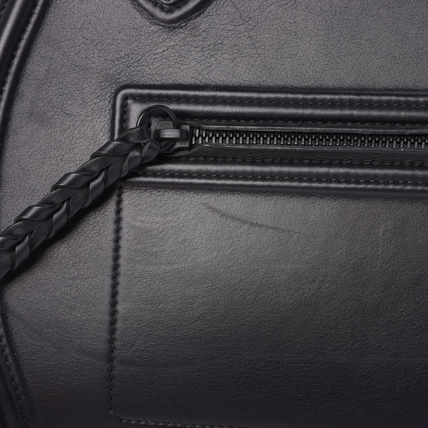 Celine Supple Calfskin Medium Phantom Luggage Black 14 of 18