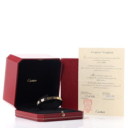 Cartier 18K Yellow Gold LOVE Cuff Bracelet 18 4 of 4