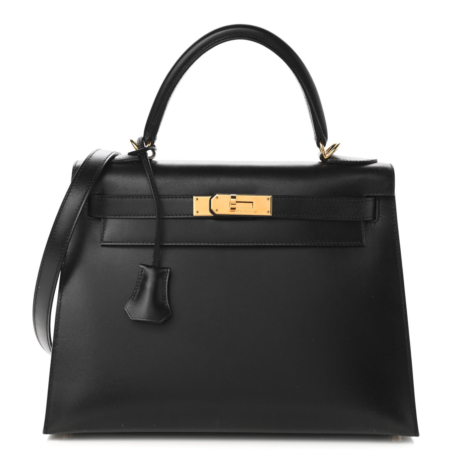 Hermes Box Kelly Sellier 28 Black 1 of 10