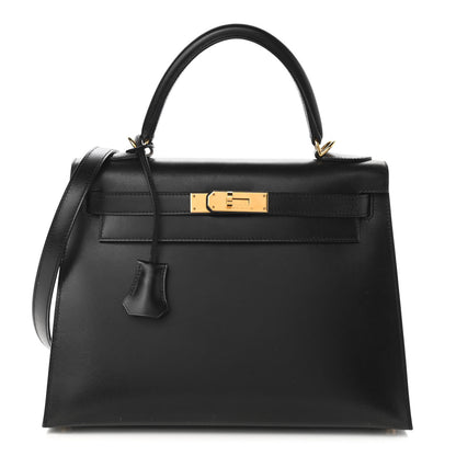 Hermes Box Kelly Sellier 28 Black 1 of 10