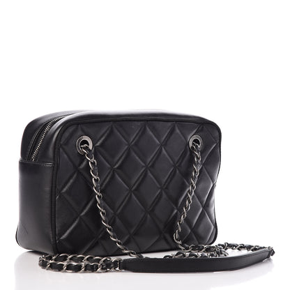 Chanel Calfskin Quilted Small Ballerine Camera Case Black 3 of 12