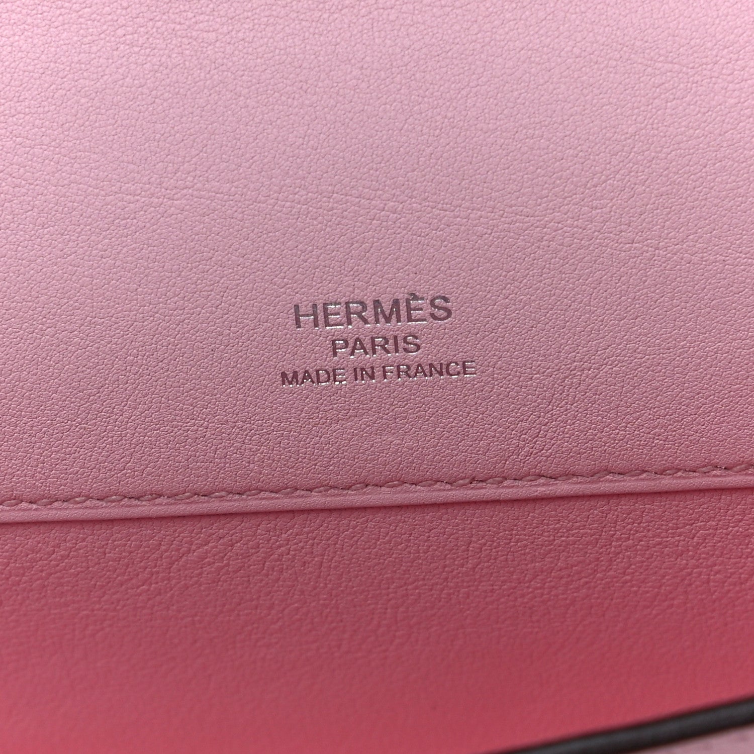 Hermes Swift Kelly Cut Clutch Pochette Rose Sakura 6 of 9