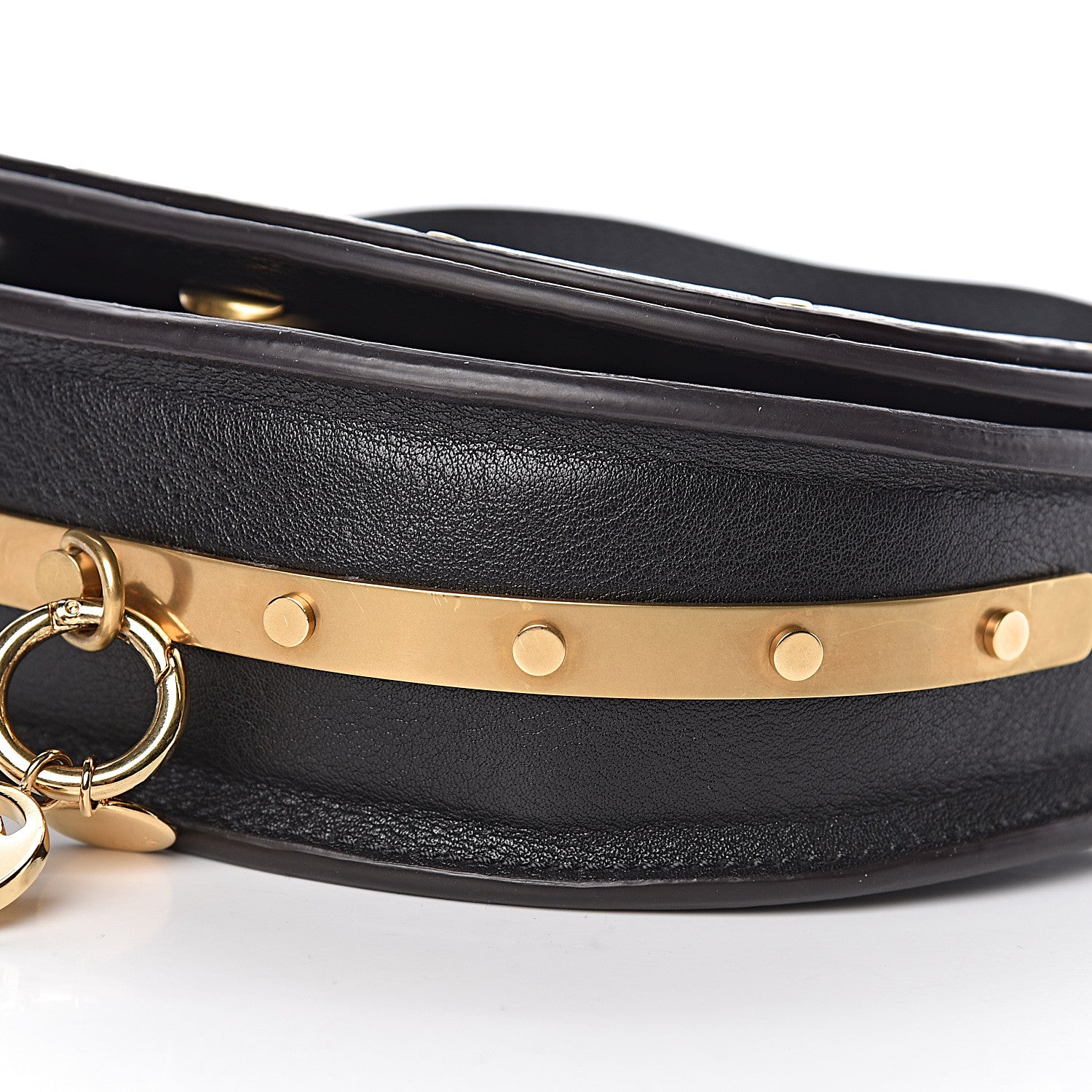 Chloe Calfskin Small Nile Bracelet Minaudiere Bag Black 10 of 11