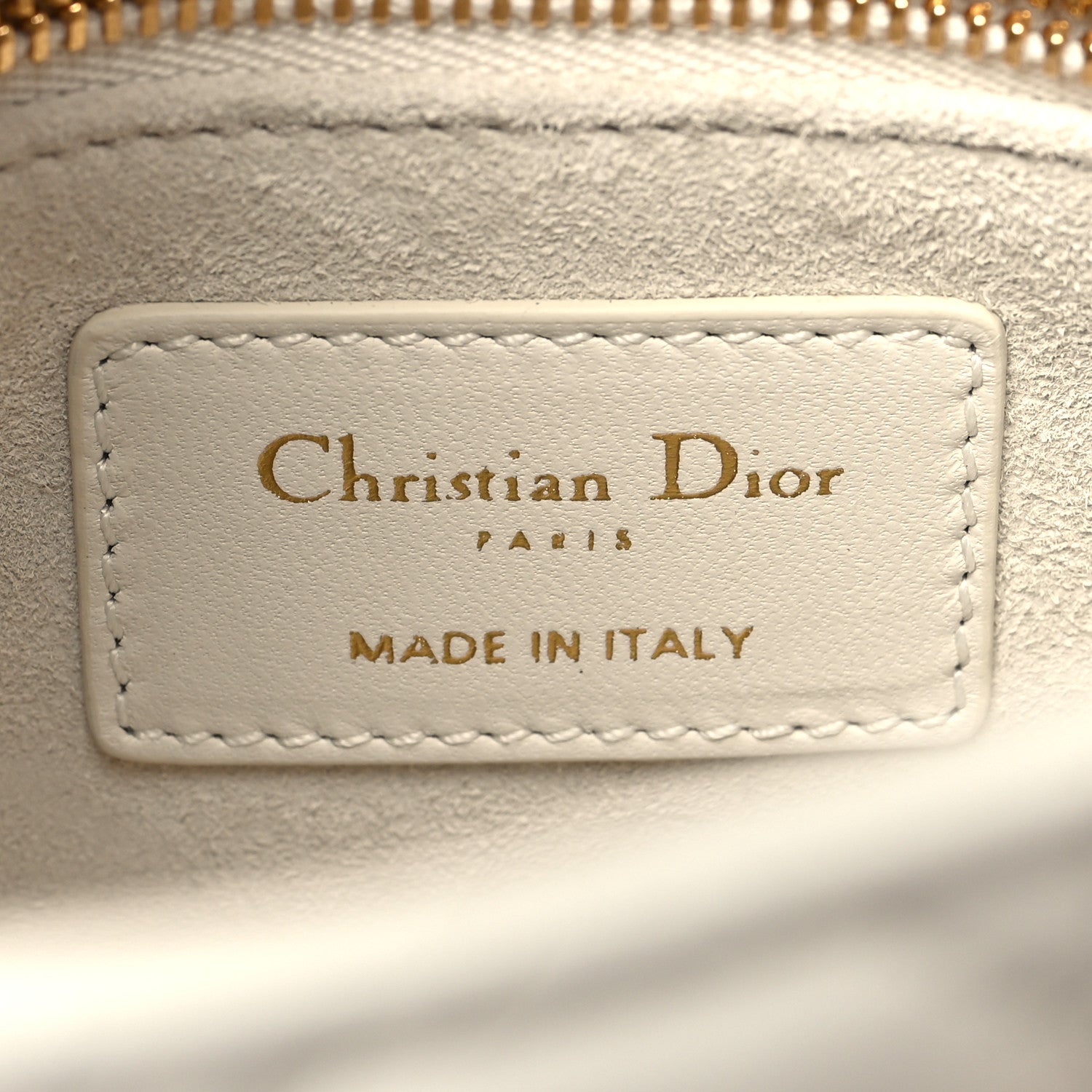 Christian Dior Lambskin Cannage Mini Lady Dior White 6 of 9
