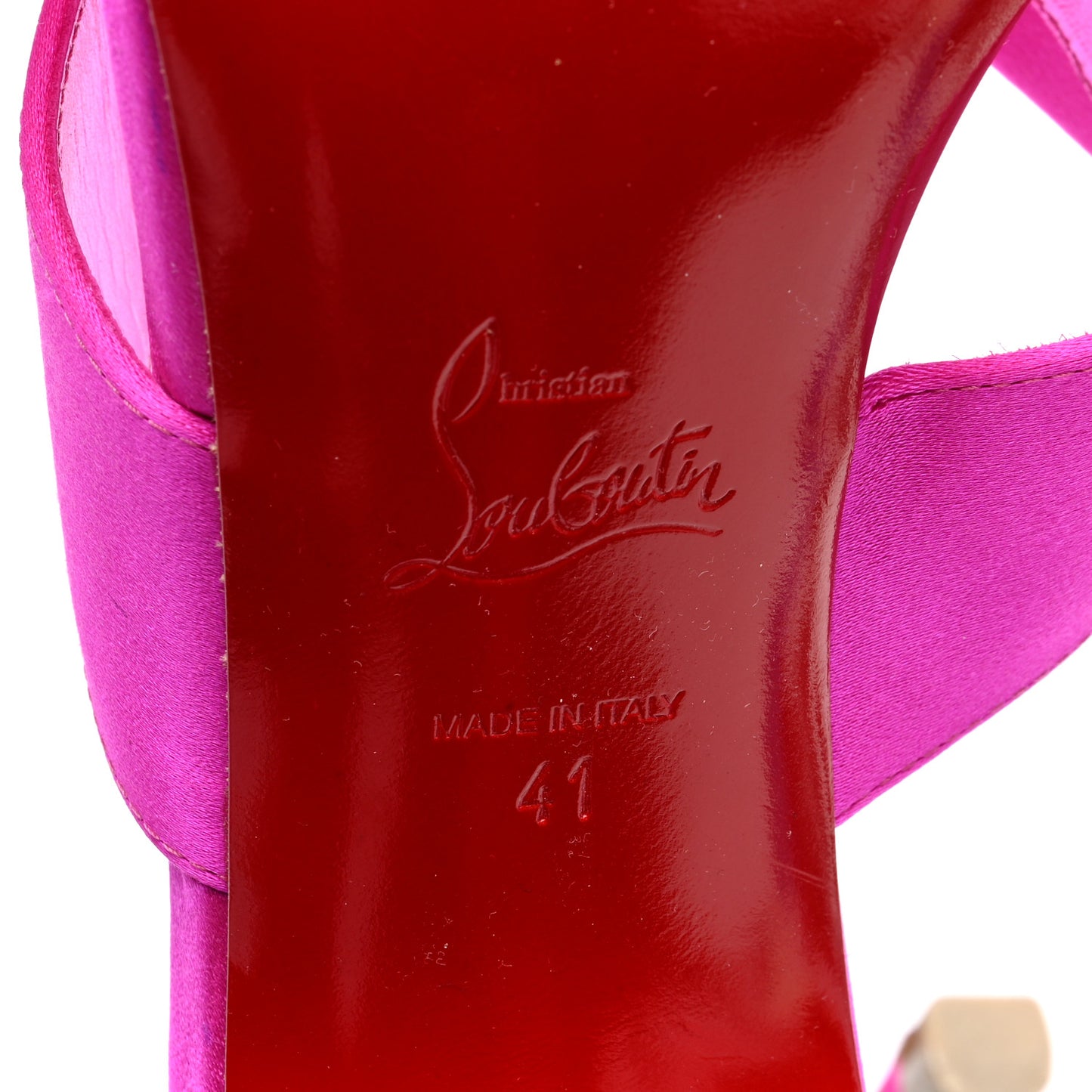 Satin Matricia Bow Sandals 41 Holly Pink