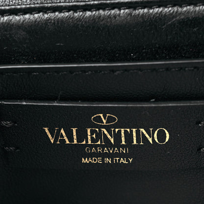 Valentino Garavani Calf Hair Leopard Print Small Supervee Crossbody Bag Black Marrone 5 of 8