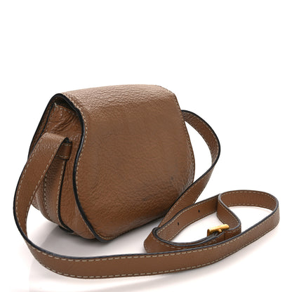 Chloe Calfskin Mini Marcie Round Crossbody Bag Nut 3 of 13