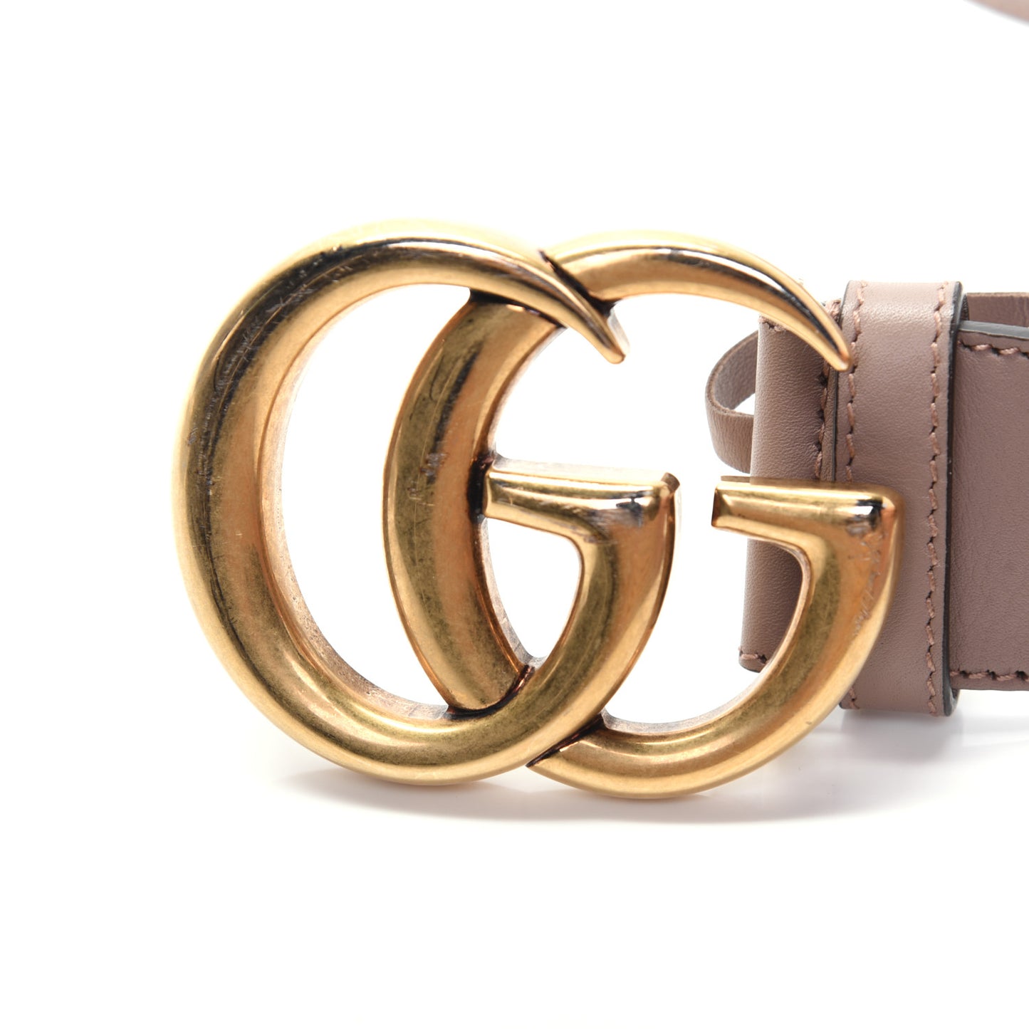 Calfskin Double G 40mm Belt 85 34 Porcelain Rose