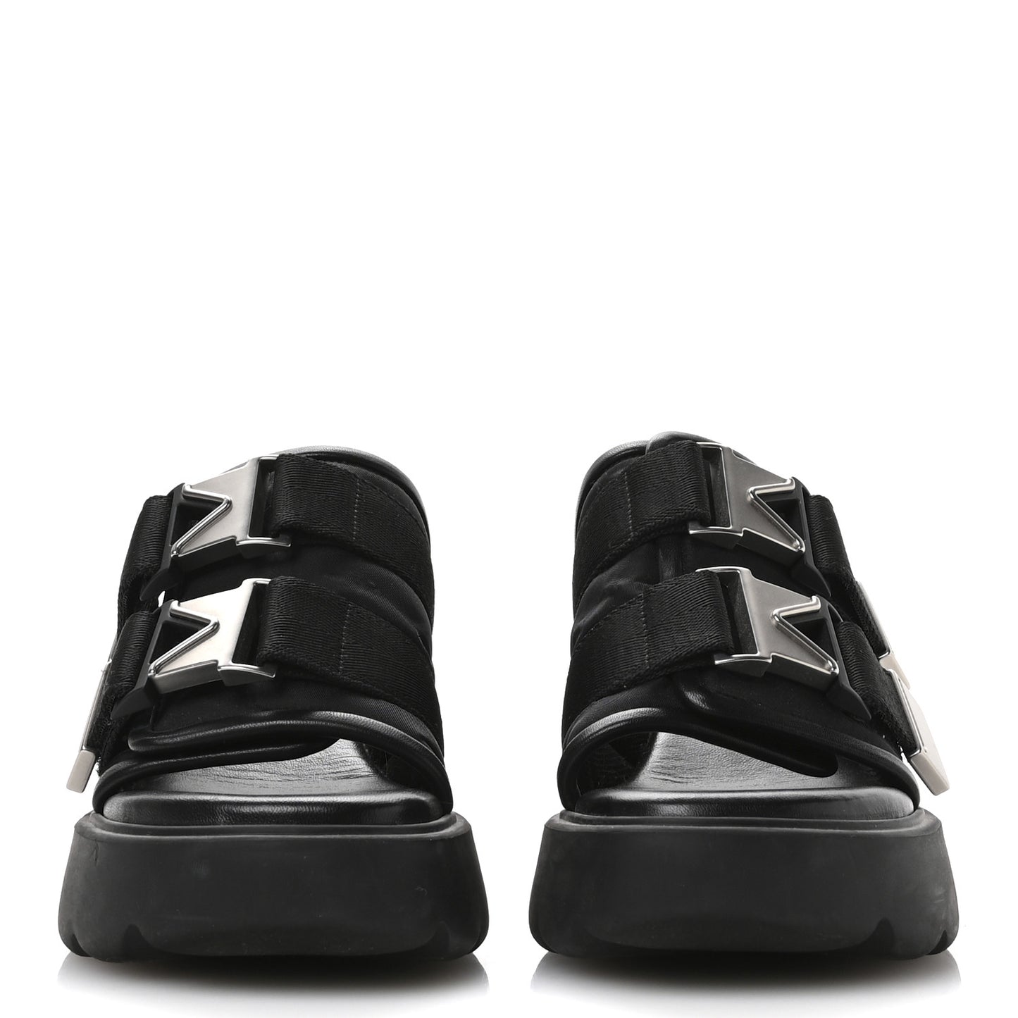 Nappa Flash 80mm Sandals 39 Black