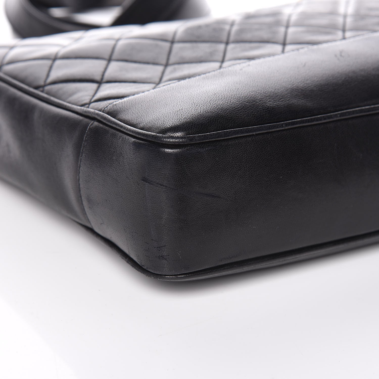 Chanel Lambskin Quilted Shoulder Bag Black 8 of 11