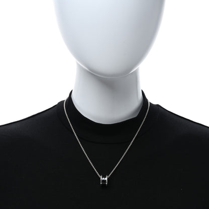 Bulgari Sterling Silver Ceramic Save The Children Pendant Necklace 2 of 4