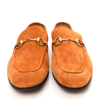 Gucci Suede Horsebit Mens Jordaan Loafers 10.5 Harness Brown 2 of 9
