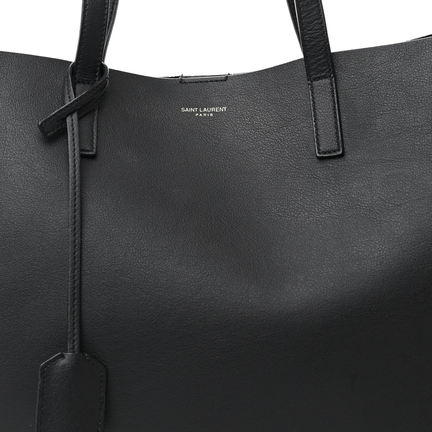 Calfskin Large Shopping Tote Black