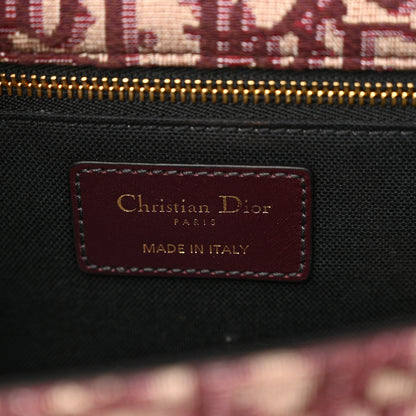 Christian Dior Oblique 30 Montaigne Flap Bag Burgundy 6 of 10
