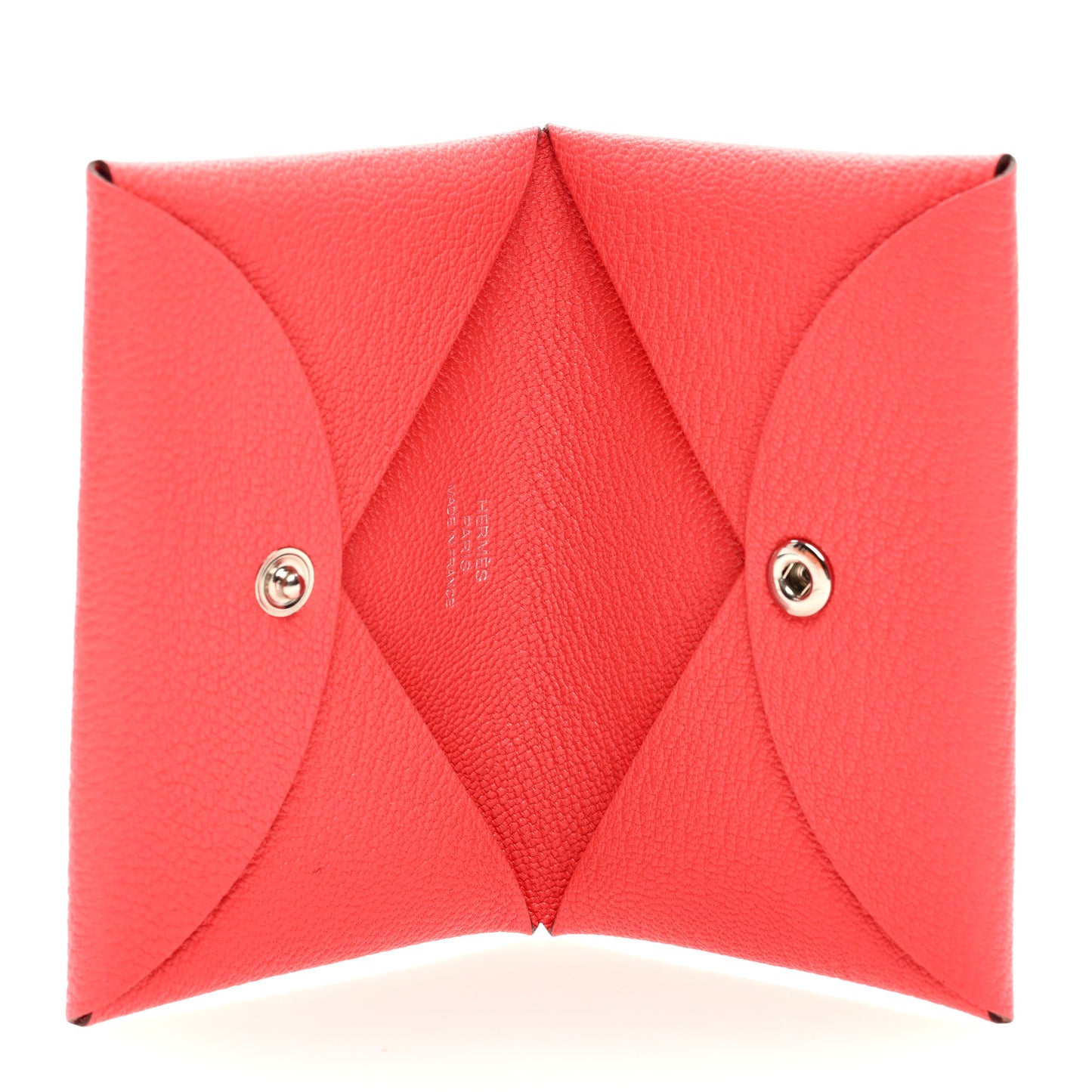 Chevre Mysore Calvi Card Case Rose Lipstick