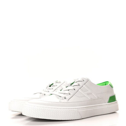 Hermes Crocodile Calfskin Deep Sneakers 40 White Vert Jade 4 of 10