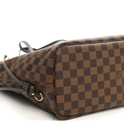 Louis Vuitton Damier Ebene Neo Neverfull MM Rose Ballerine 9 of 10