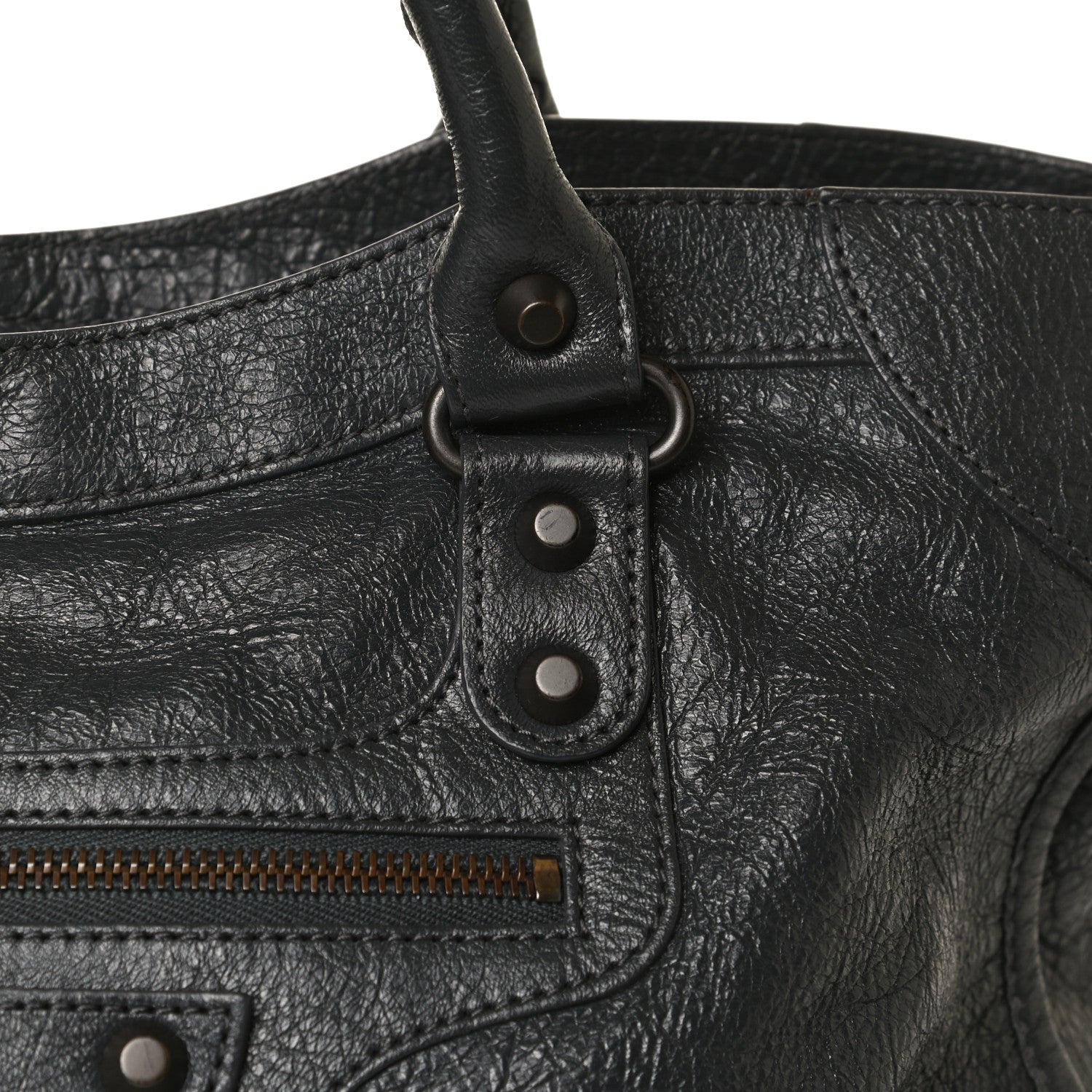 Balenciaga Agneau Classic Hardware City Gris Fossile Anthracite 11 of 16