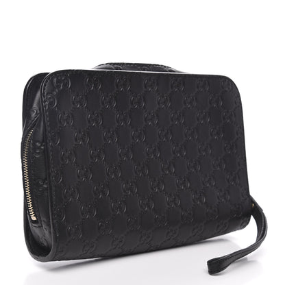 Gucci Guccissima Zip Clutch Black 3 of 11