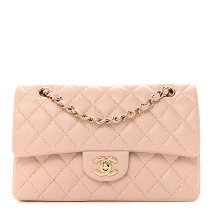 Chanel Caviar Quilted Small Double Flap Light Pink 1 of 10