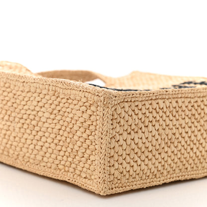 Loewe X PAULA'S IBIZA Raffia Font Tote Natural Tan 8 of 9