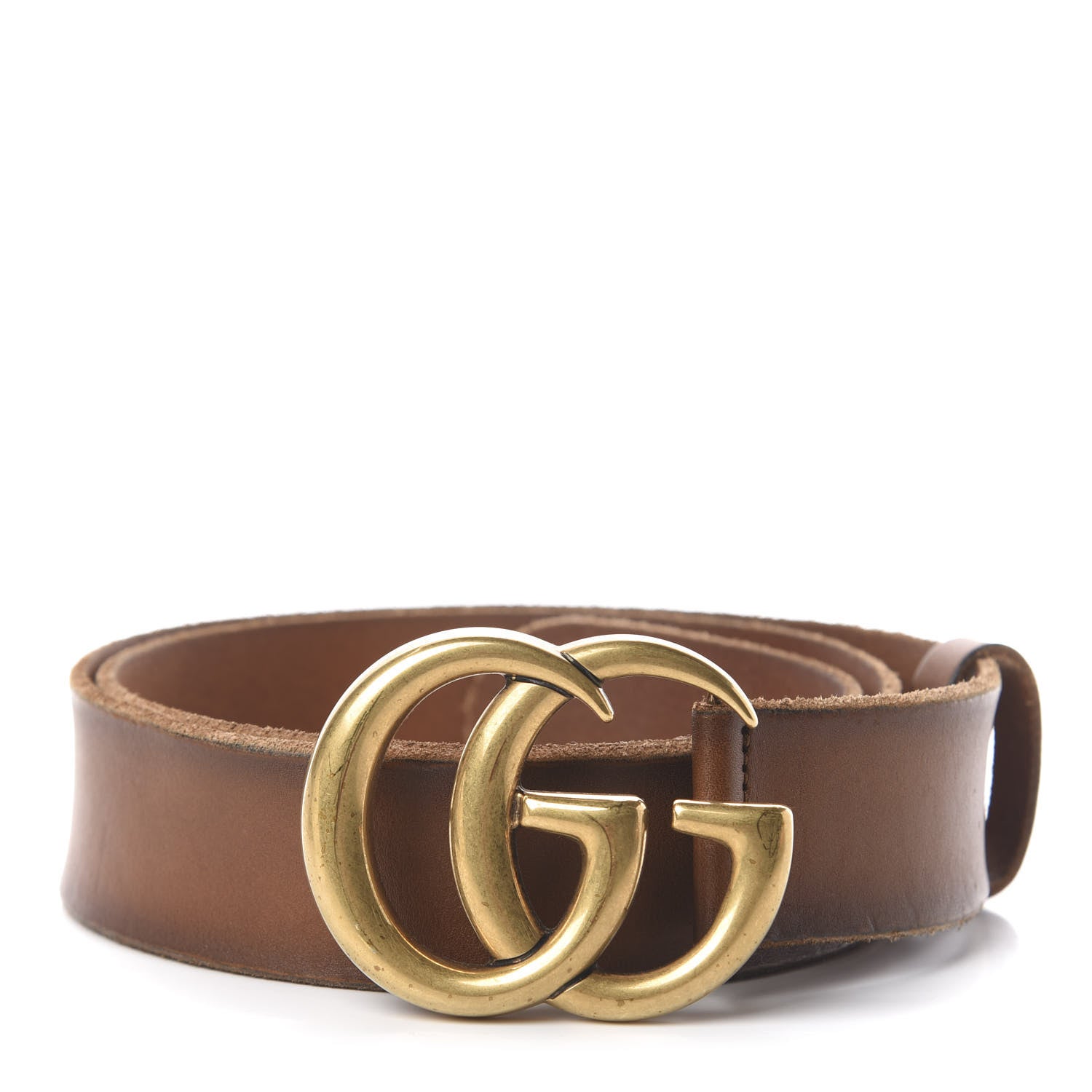 Gucci Faded Calfskin Double G 40mm Belt 90 36 Cuir 1 of 5
