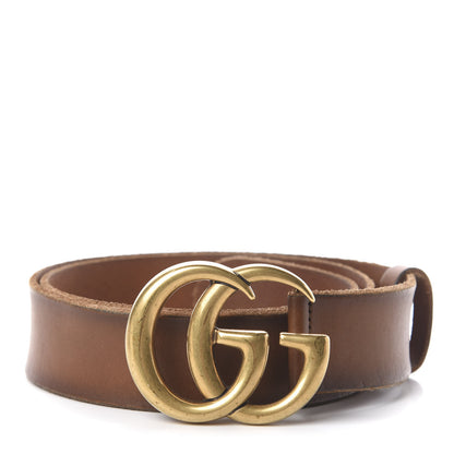 Gucci Faded Calfskin Double G 40mm Belt 90 36 Cuir 1 of 5