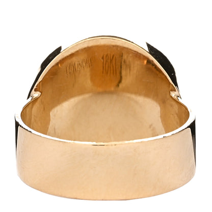 Foundrae 18K Yellow Gold Diamond Strength Lion Ring 49 4.75 3 of 5