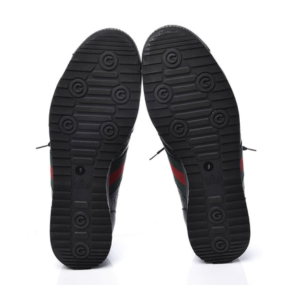 Gucci Guccissima Web Sneakers 9 Black 6 of 10