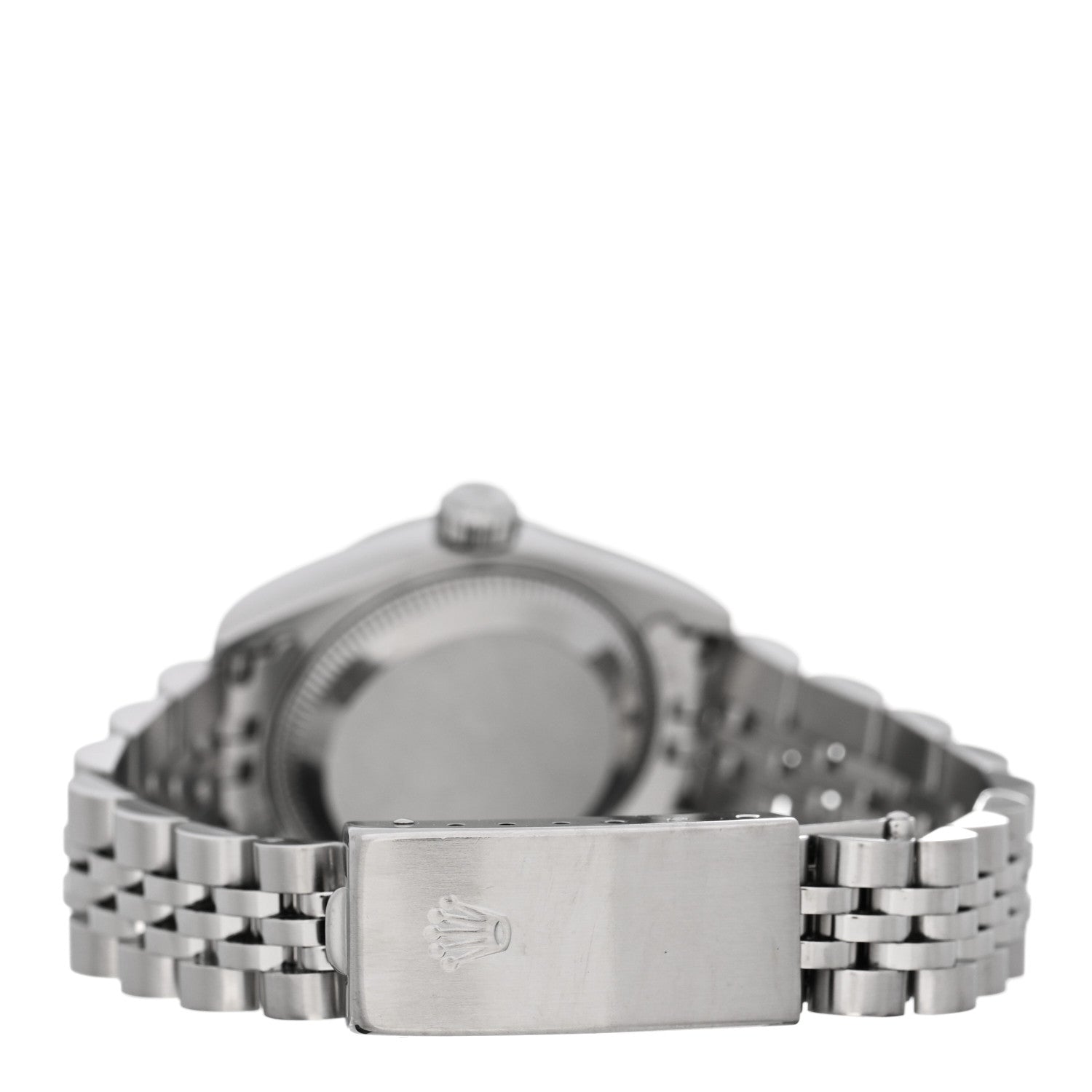 Rolex Stainless Steel 18K White Gold 26mm Oyster Perpetual Datejust Watch Pink Roman 69174 3 of 4