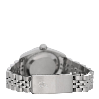 Rolex Stainless Steel 18K White Gold 26mm Oyster Perpetual Datejust Watch Pink Roman 69174 3 of 4