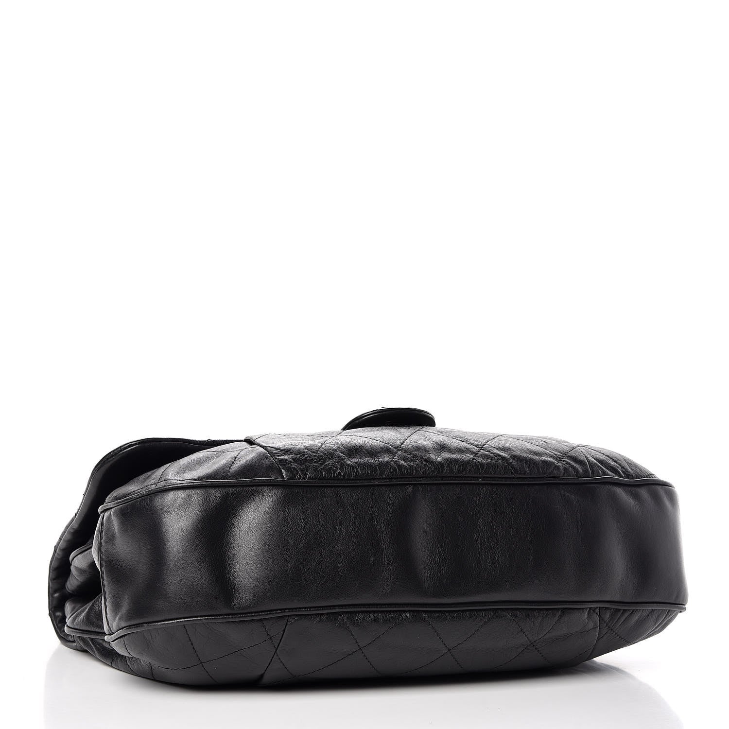 Chanel Calfskin Coco Pleats Flap Black 4 of 19