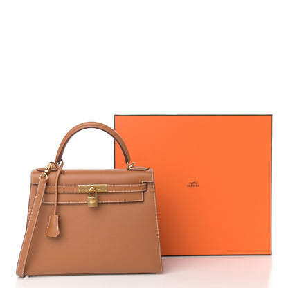 Hermes Epsom Kelly Sellier 28 Gold 12 of 12