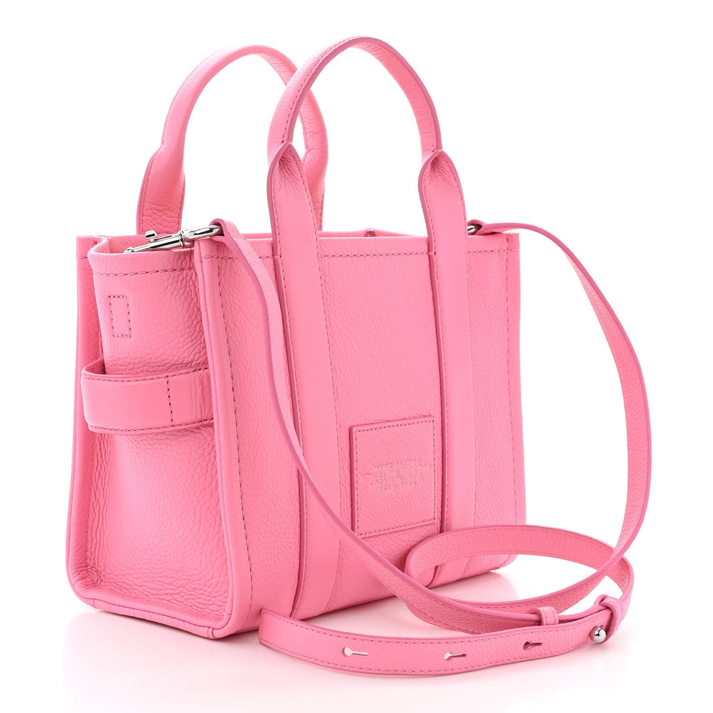 Grained Calfskin Small The Tote Bag Petal Pink