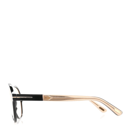 Tom Ford Acetate Quincy Pilot Sunglasses TF1080 Shiny Black Brown 3 of 9