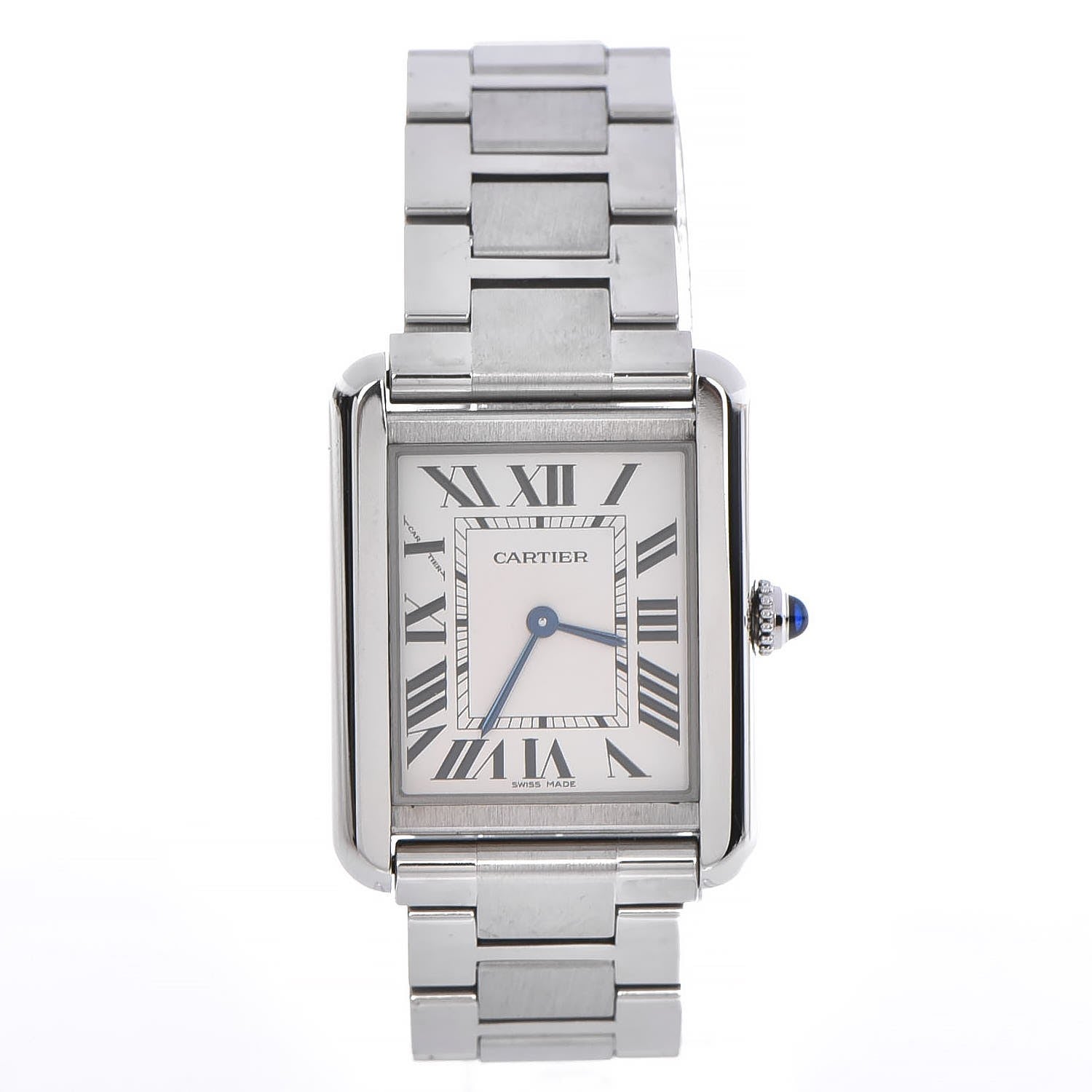 Cartier Stainless Steel 24mm Tank Solo Quartz Watch 1 of 13