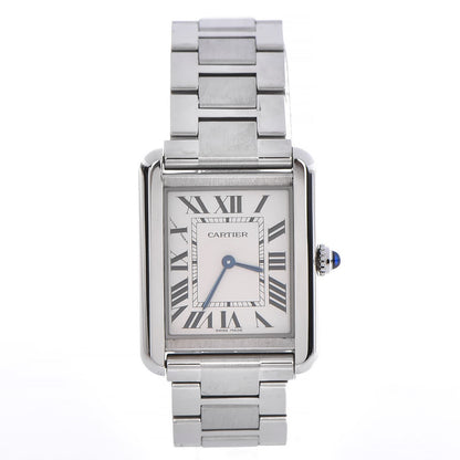Cartier Stainless Steel 24mm Tank Solo Quartz Watch 1 of 13