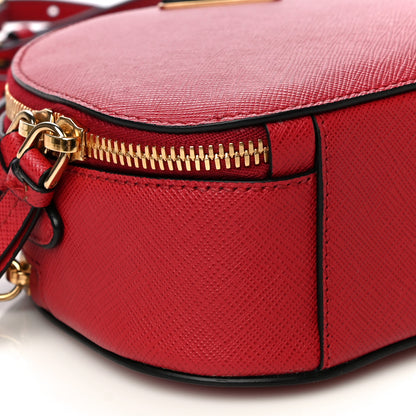 Prada Saffiano Lux Odette Crossbody Fuoco 5 of 10