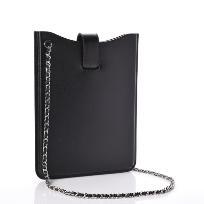 Chanel Caviar iPad Case Crossbody Black 3 of 10