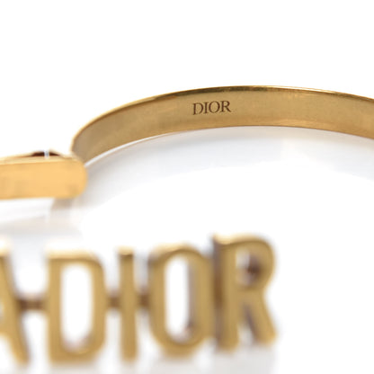 Christian Dior Metal J'Adior Bracelet Cuff Gold 4 of 6
