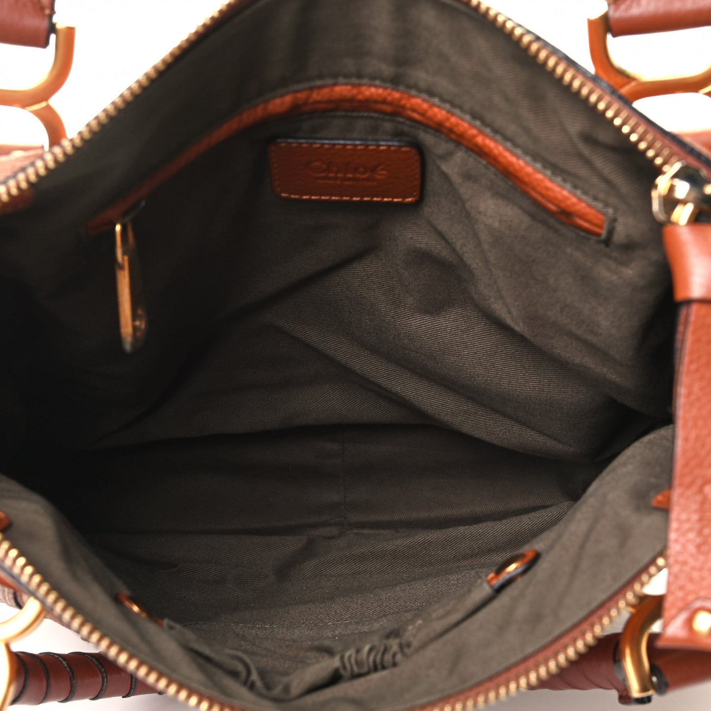 Calfskin Medium Marcie Satchel Tan