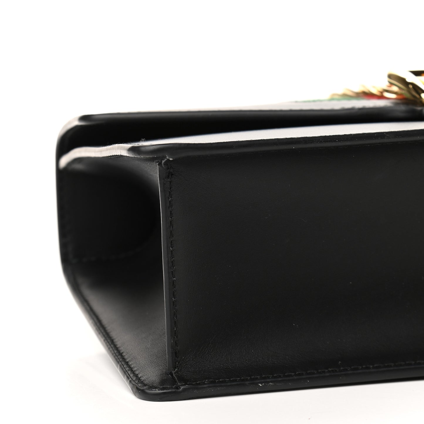 Calfskin Small Sylvie Shoulder Bag Black
