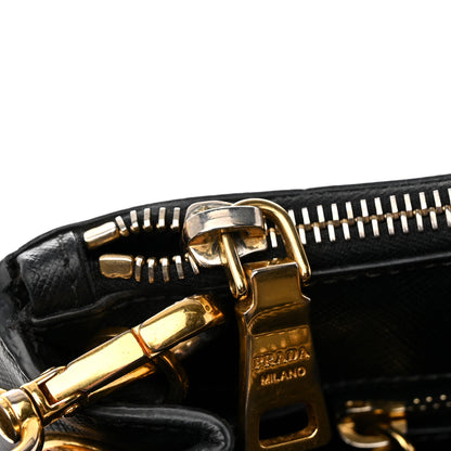 Prada Saffiano Medium Galleria Double Zip Tote Black 11 of 19
