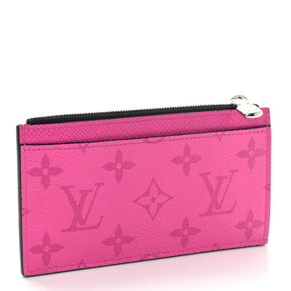 Louis Vuitton Taigarama Coin Card Holder Fuchsia 3 of 6