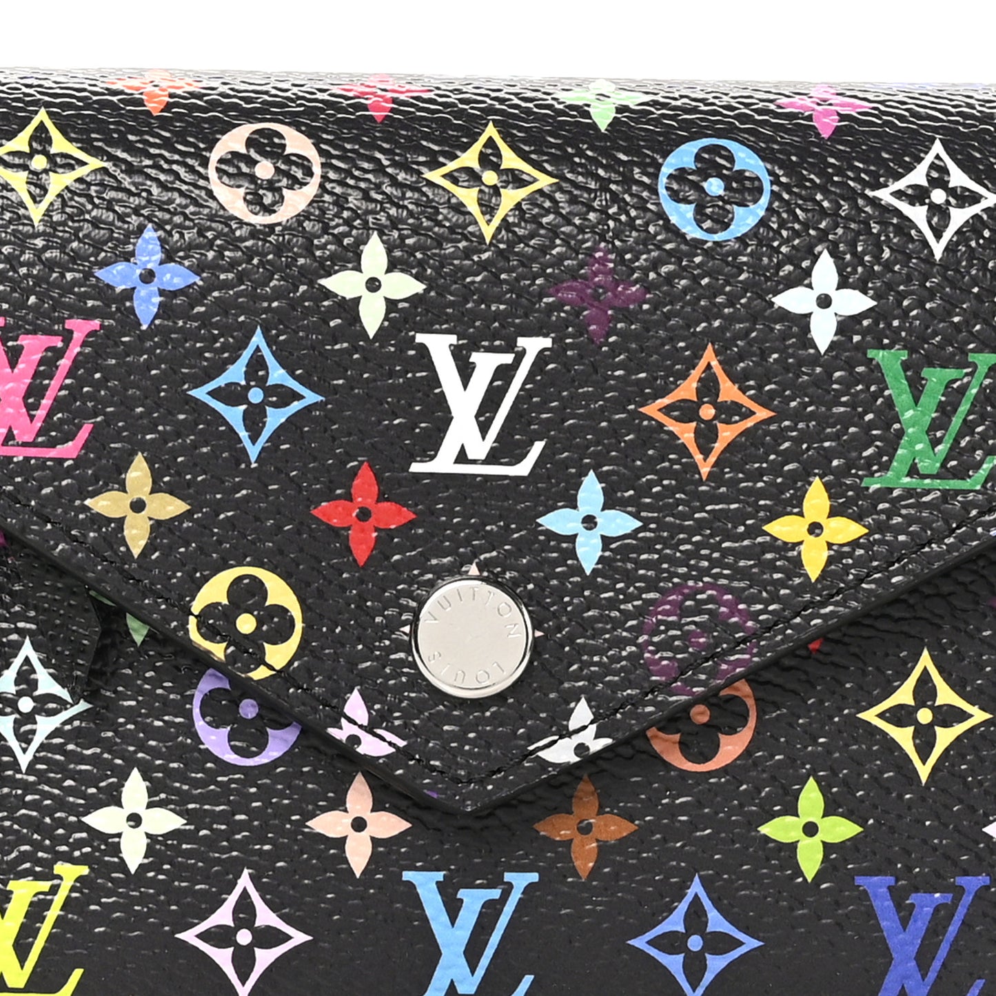 LV x TM Monogram Multicolor Victorine Wallet Black