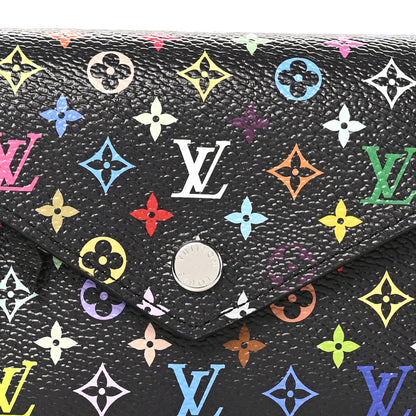 Louis Vuitton LV x TM Monogram Multicolor Victorine Wallet Black 8 of 8