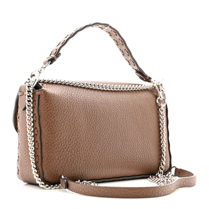 Fendi Cuoio Roma Sellerissima Nappa Sintetica Tape Stitch Mini Baguette Fettuccia 3 of 14